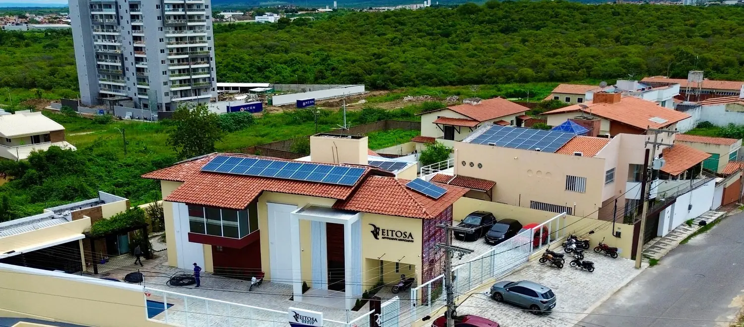 Sede da Feitosa Participações Imobiliárias em Sobral, vista aérea